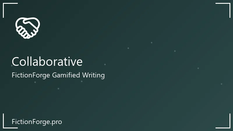 FictionForge collaborative writing tools showing co-authoring and shared documents